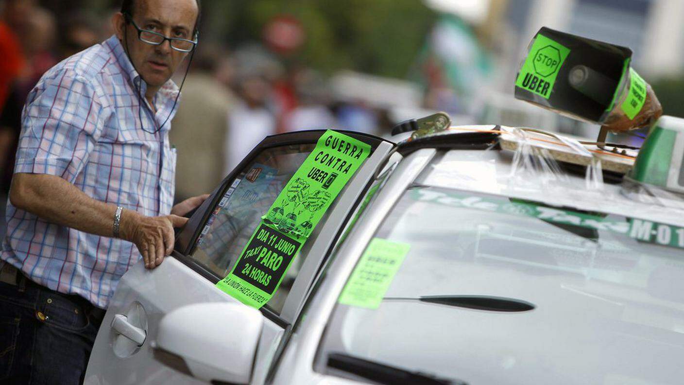 I tassisti spagnoli avevano scioperato in giugno contro Uber