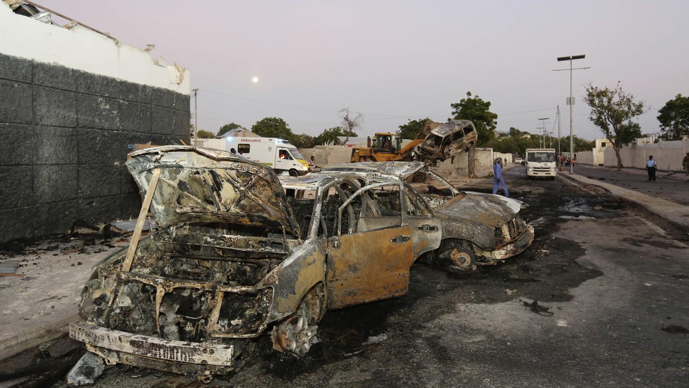Un'immagine scattata pochi minuti dopo l'attentato