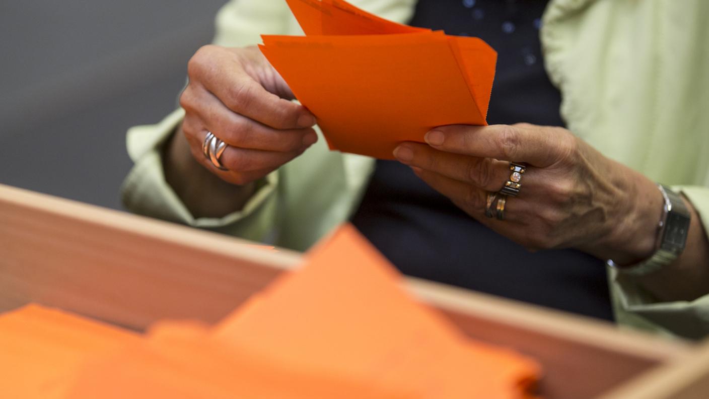 Un locale di voto