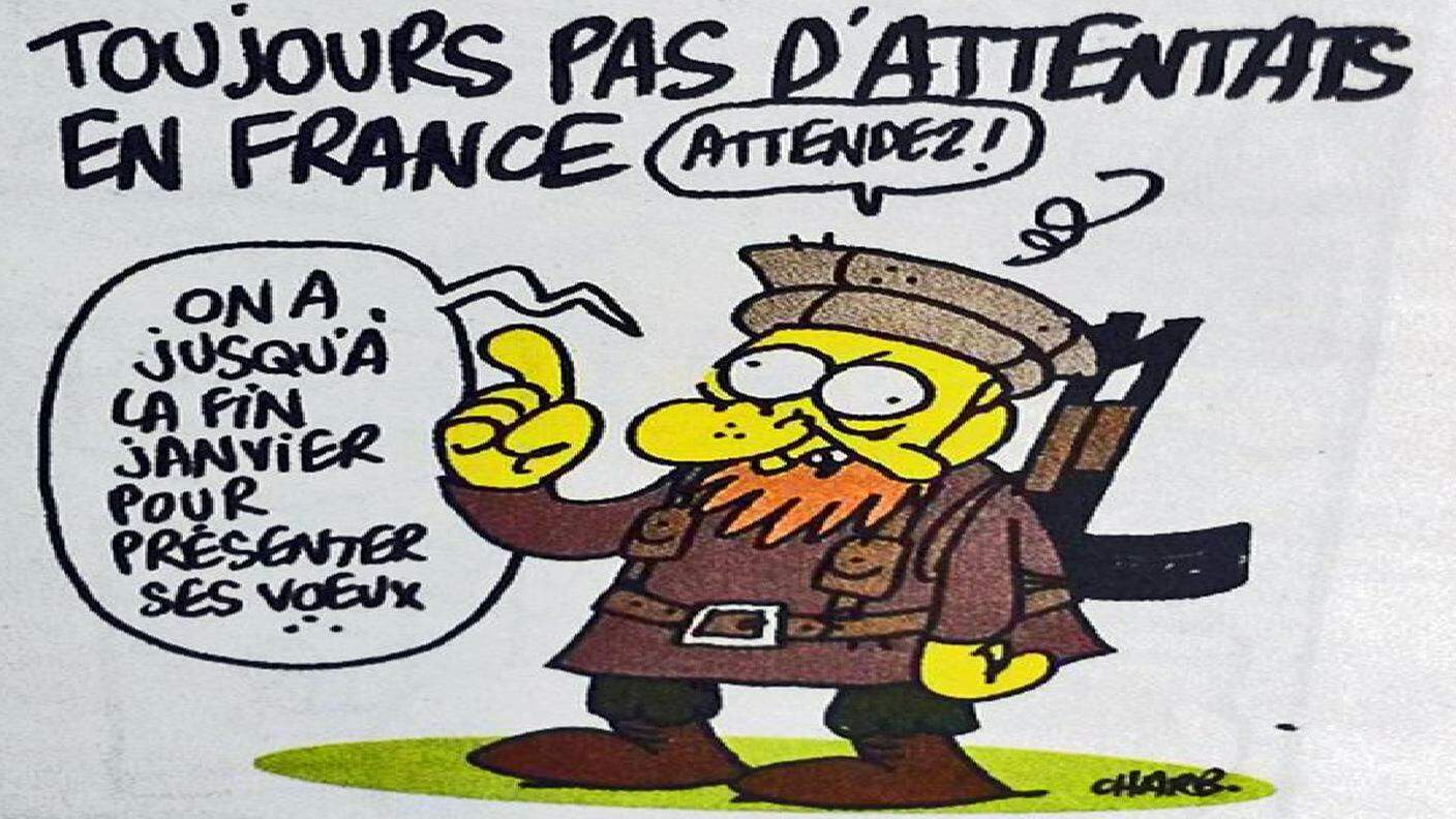 Charb, in una vignetta ha ''previsto'' l'attentato...