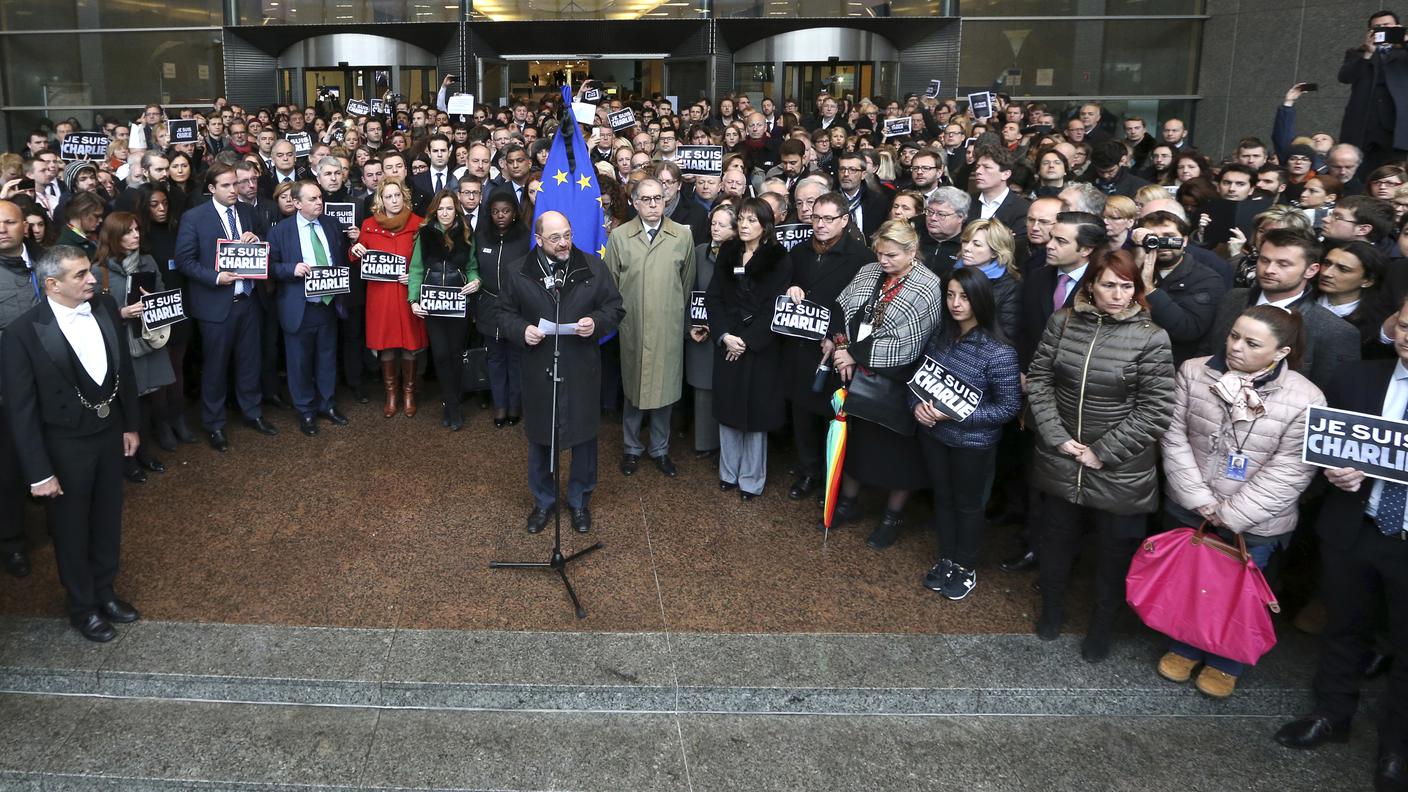 Raccoglimento presso la sede del Parlamento europeo