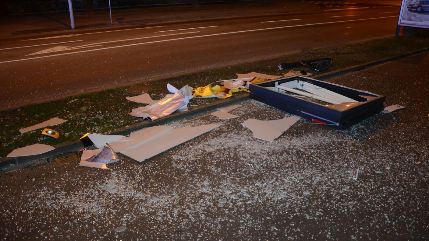 La zona dell'incidente