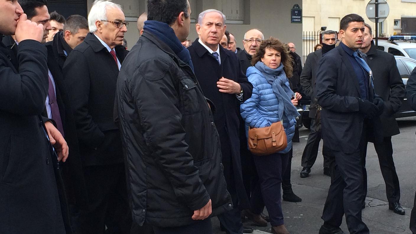 Benjamin Netanyahu a Vincennes