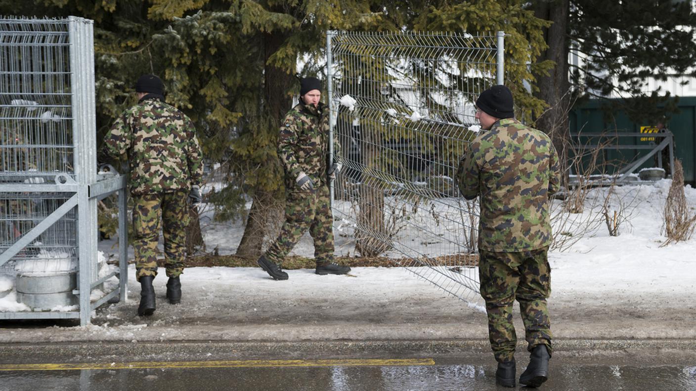 Preparativi in corso a Davos