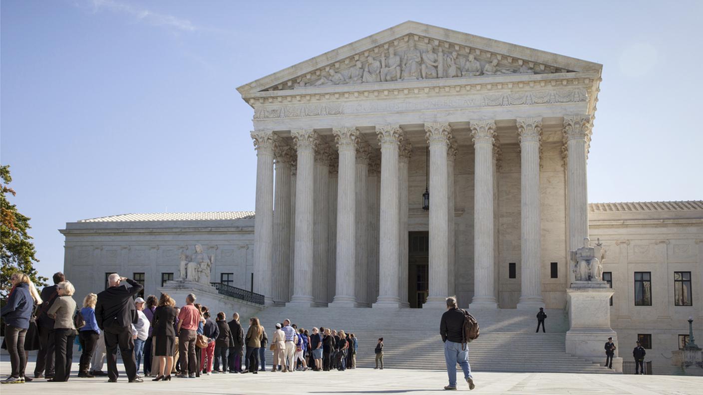 L'edificio della Corte suprema a Washington