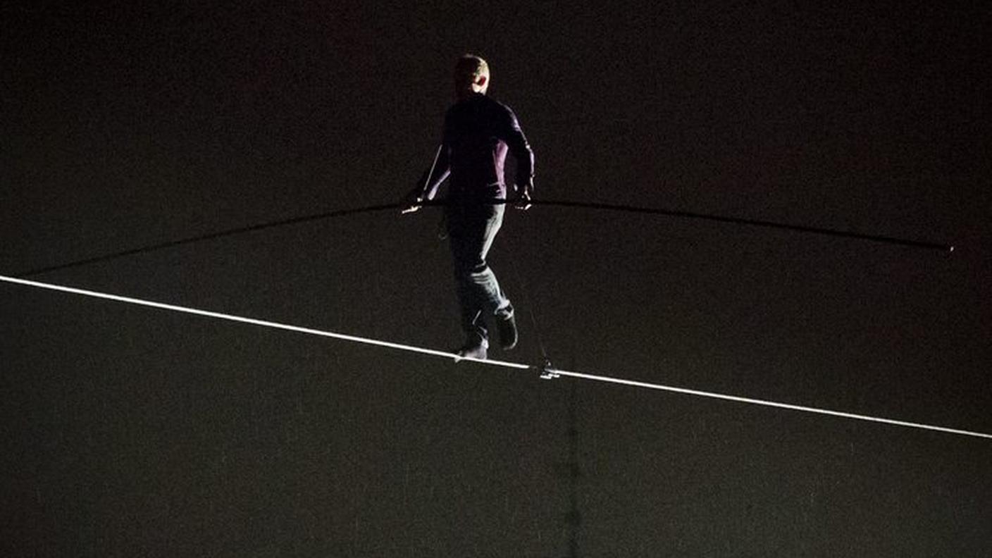 Un'immagine della camminata di Dimitri