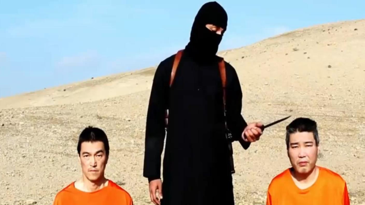 Immagini estratte dal video dell'IS
