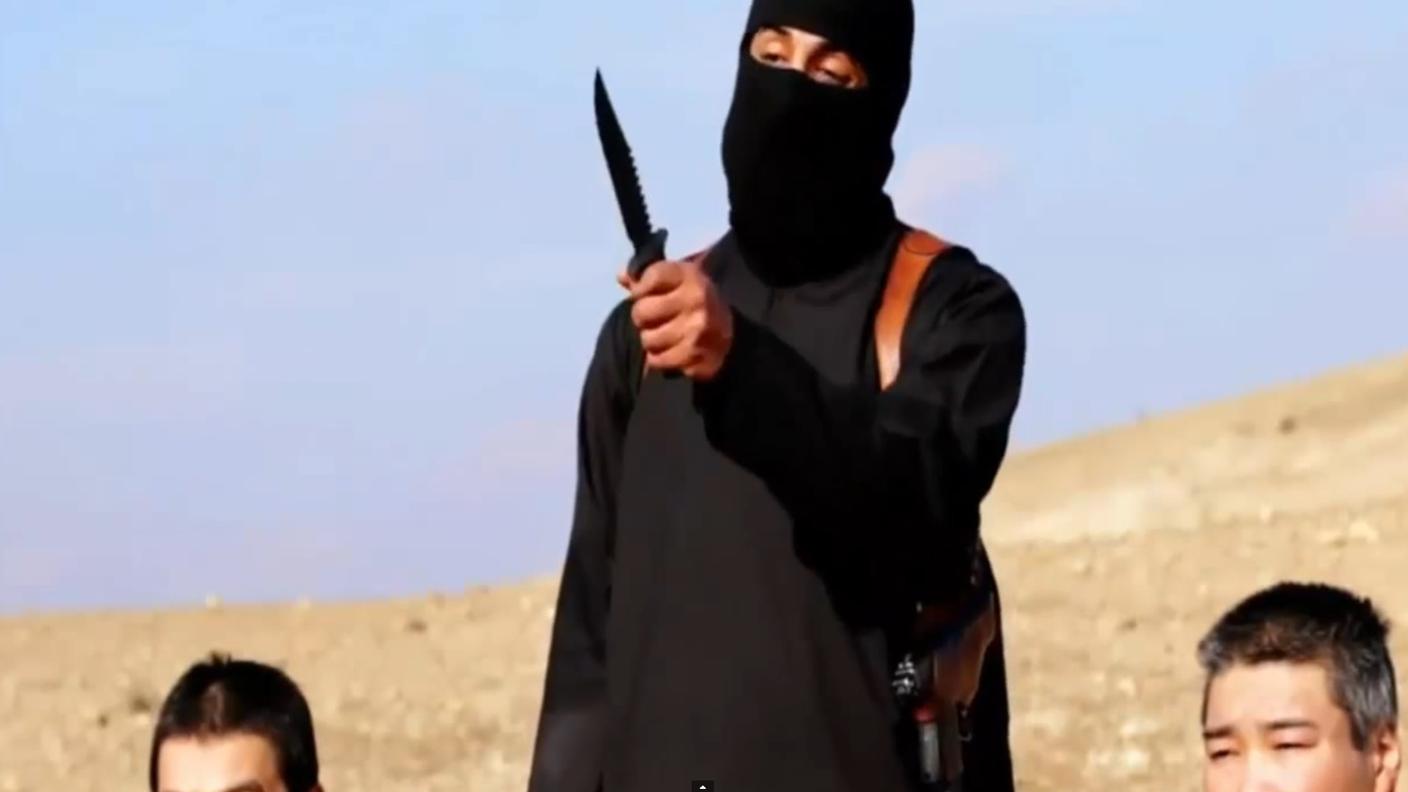 Immagini estratte dal video dell'IS