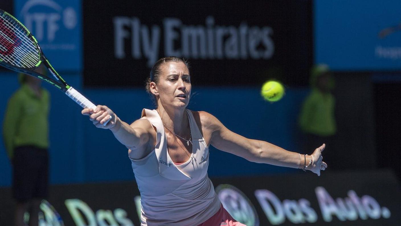 Battuta nel derby azzurro contro Camila Giorgi
