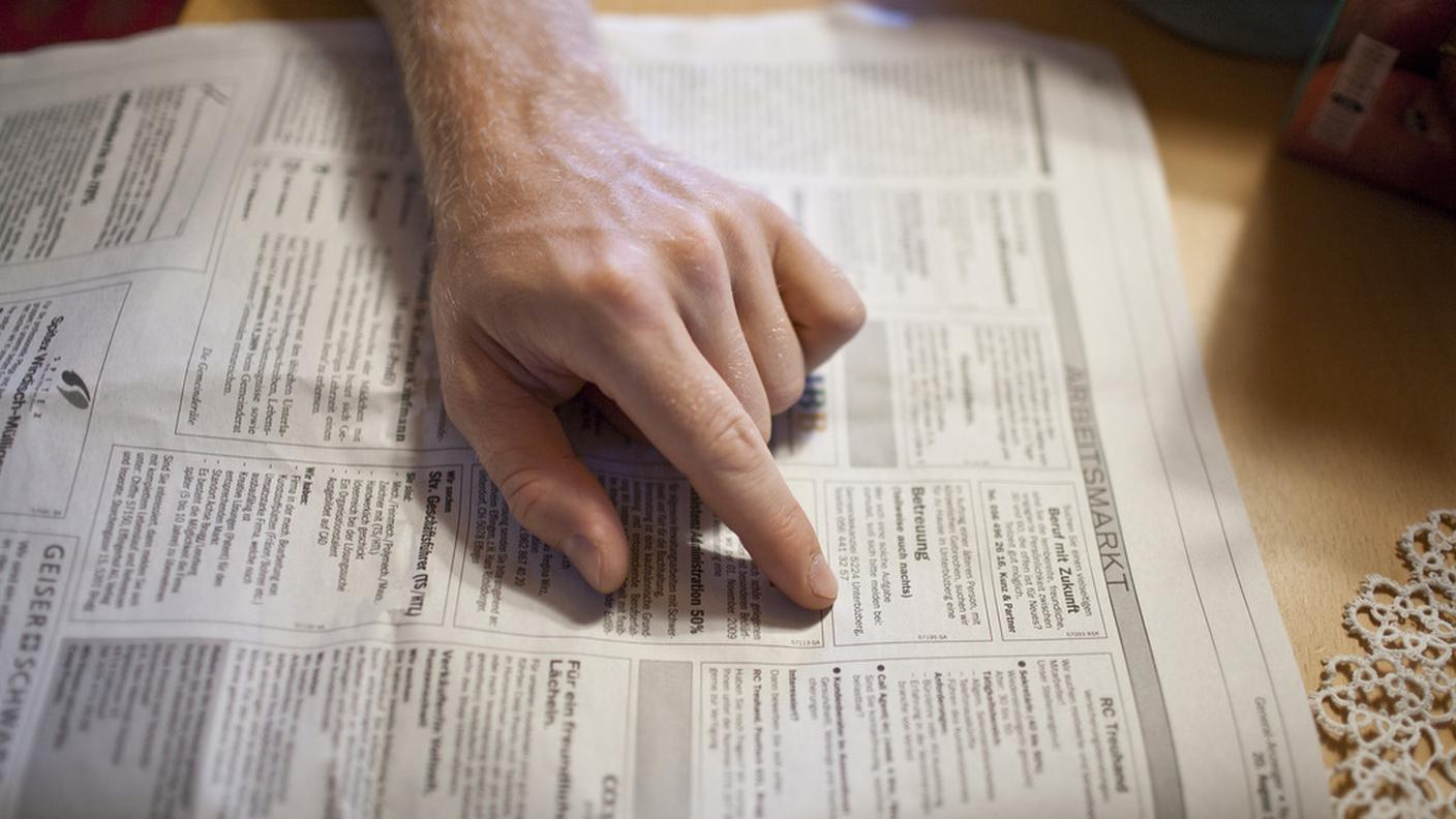 Gli annunci si fanno più rari sui giornali