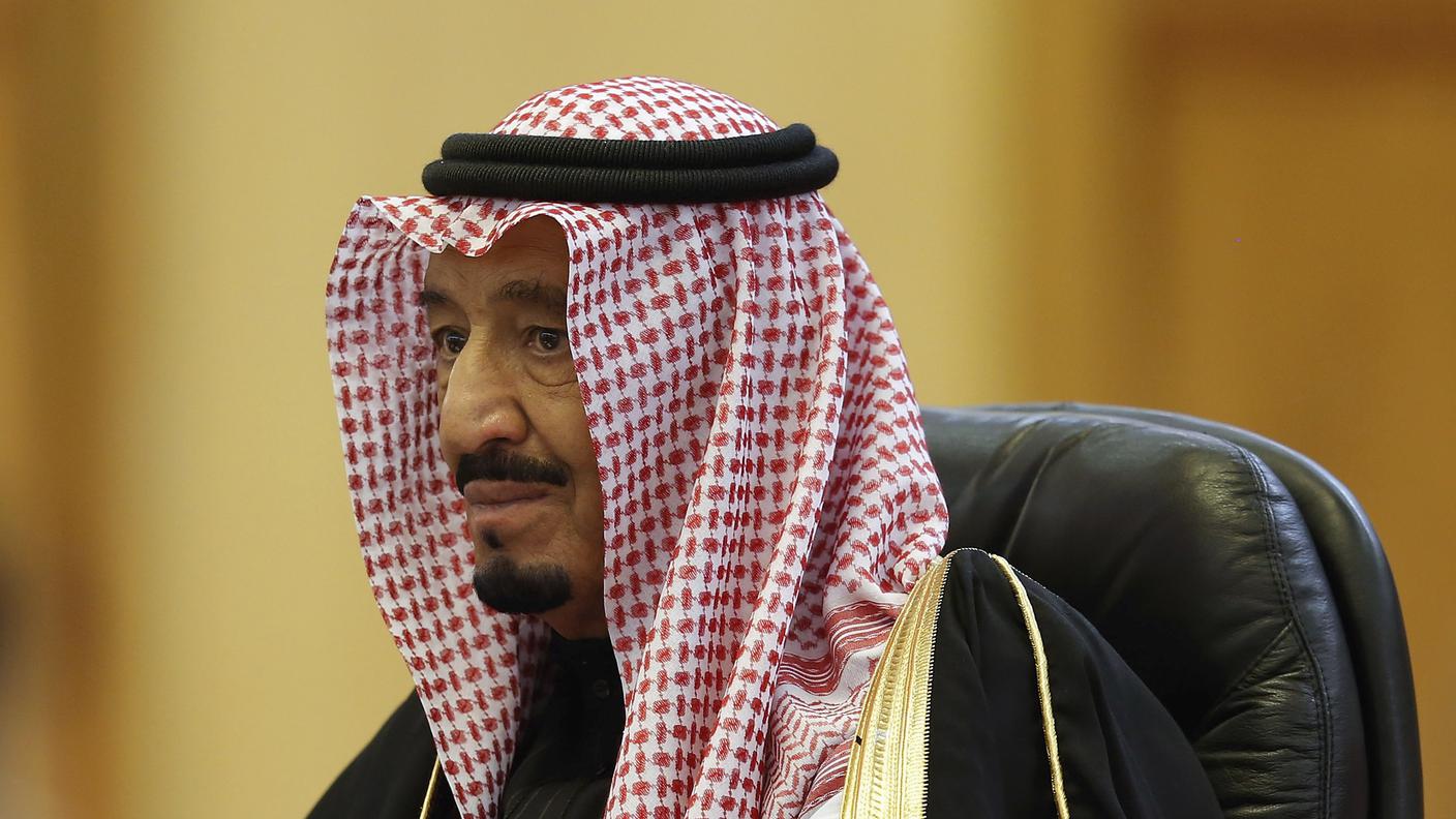 Un'immagine del nuovo re saudita, Salman bin Abdulaziz 