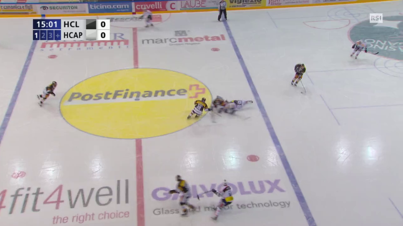 NL A, il tiro ravvicinato di Brunner (25.01.2015)