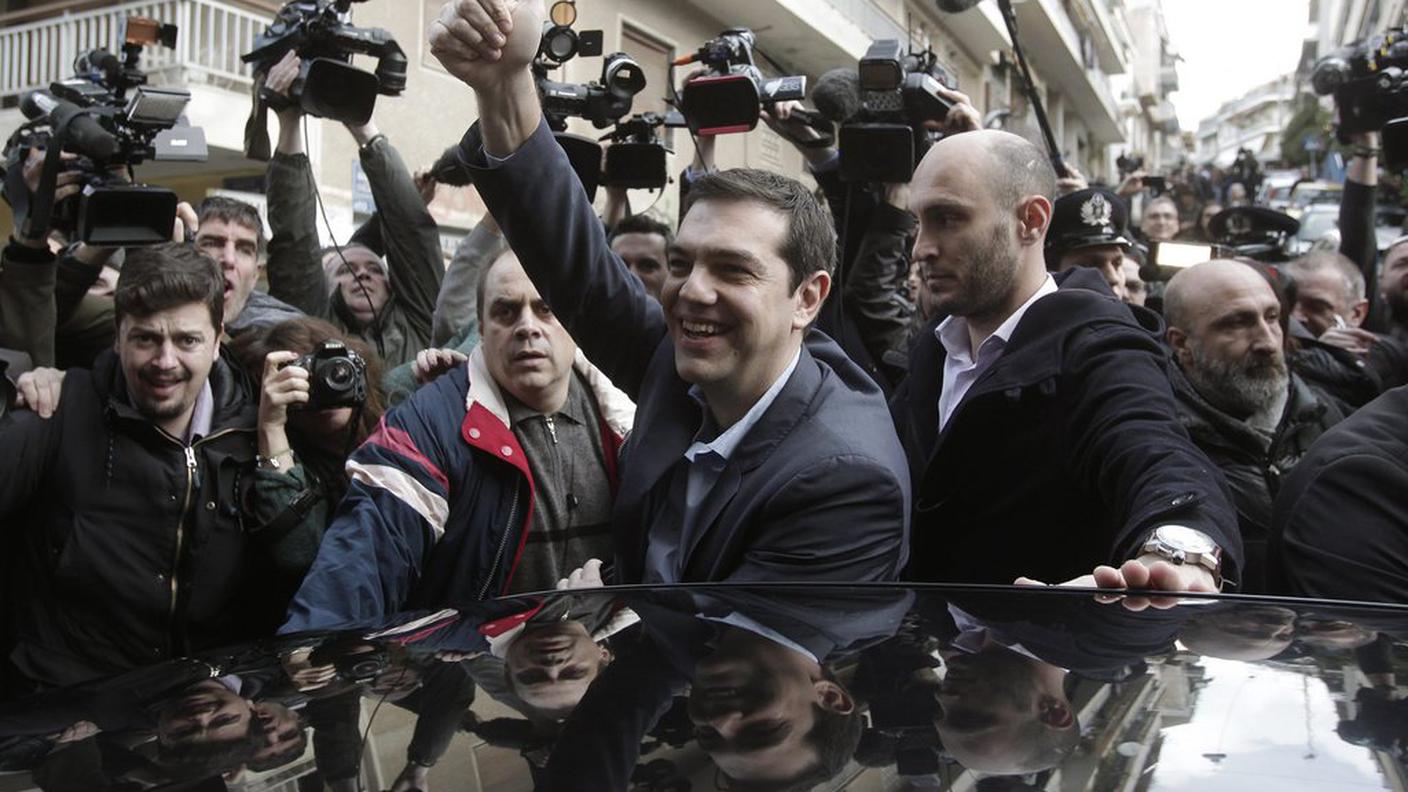 Il leader di Syriza, Alexis Tsipras