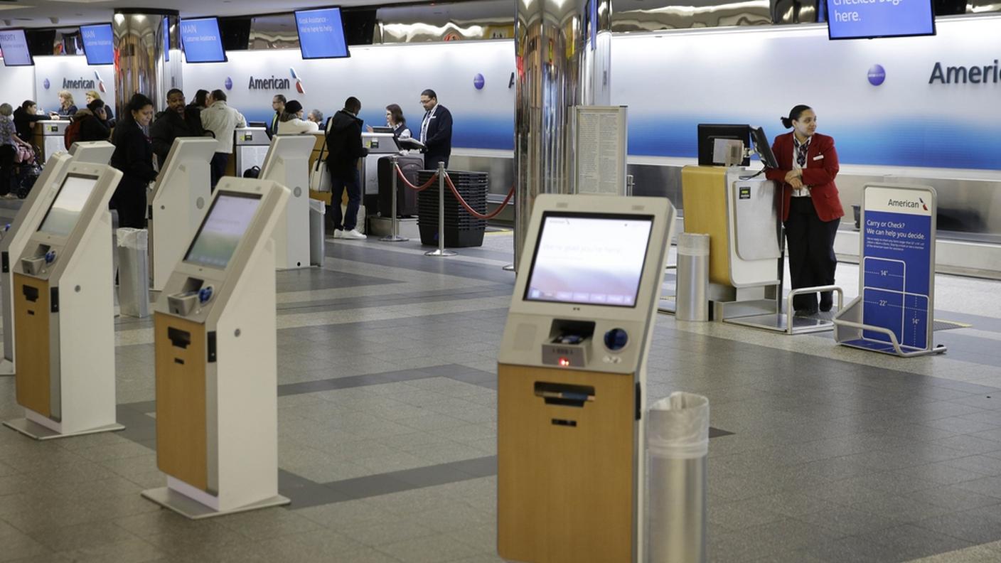 Gli aeroporti non sono trafficati