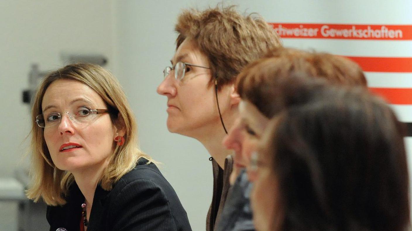 A sinistra in quest'immagine d'archivio Corinne Schärer