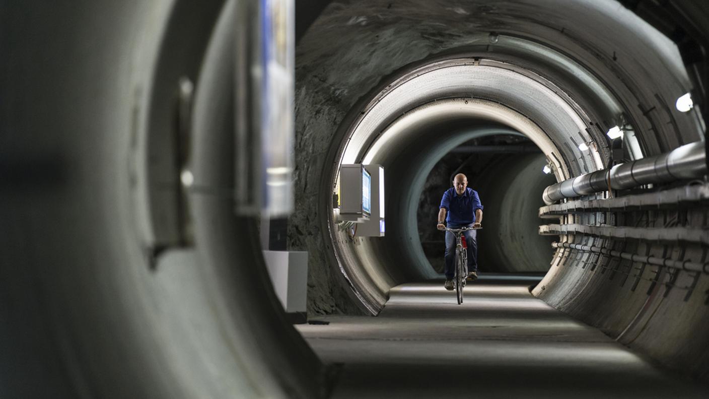 Una galleria per le ricerche nel Grimsel