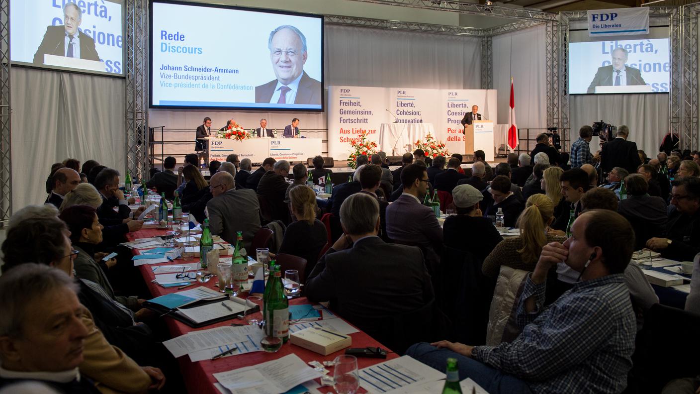 Assemblea nazionale PLR a Lugano