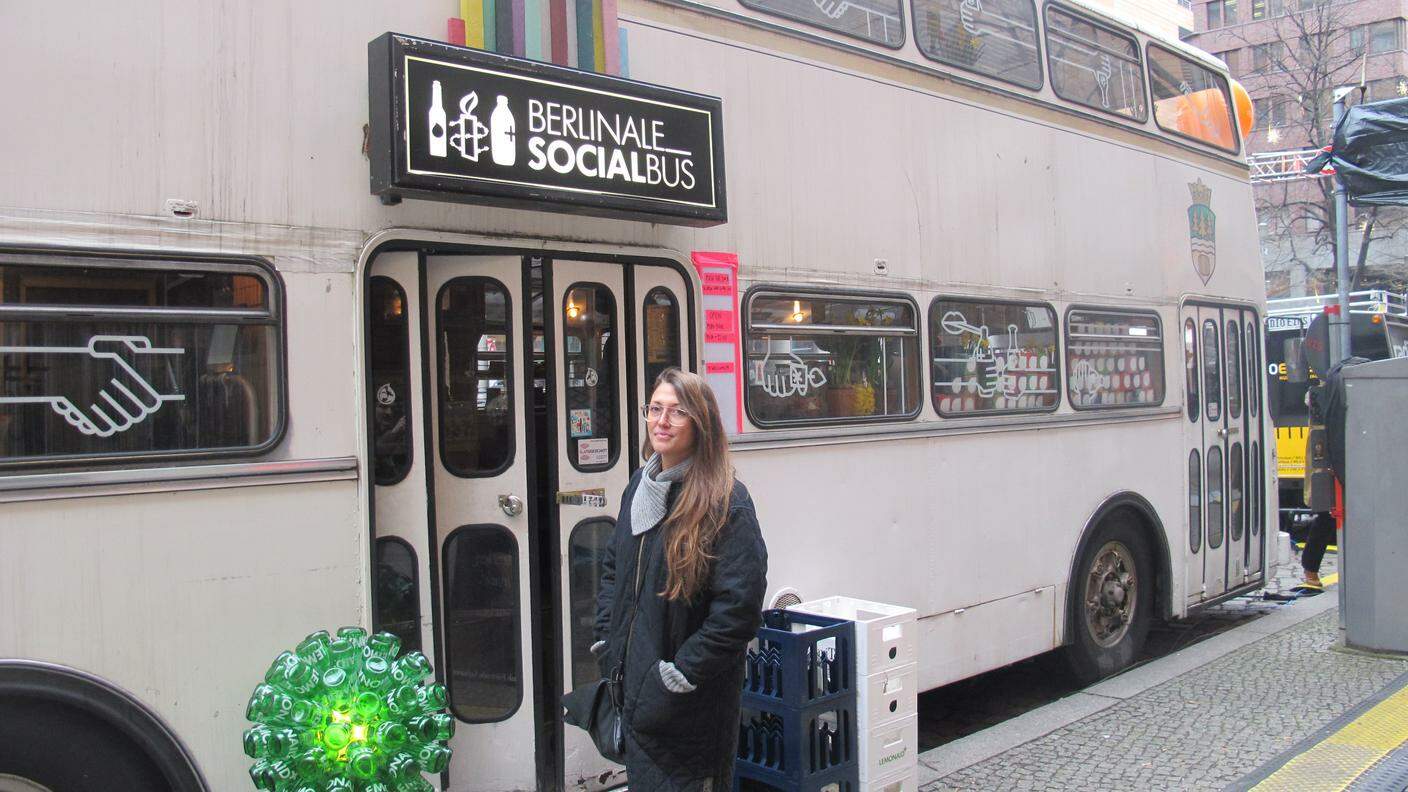 Il Social Bus e Gianna, una delle sue promotrici