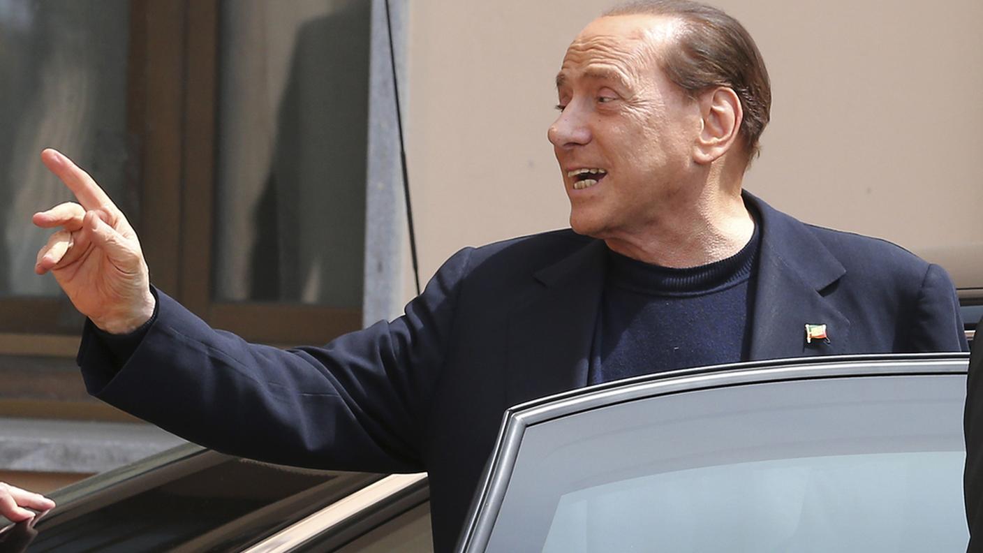 Il leader di Forza Italia nella casa di riposo di Cesano Boscone nel 2014