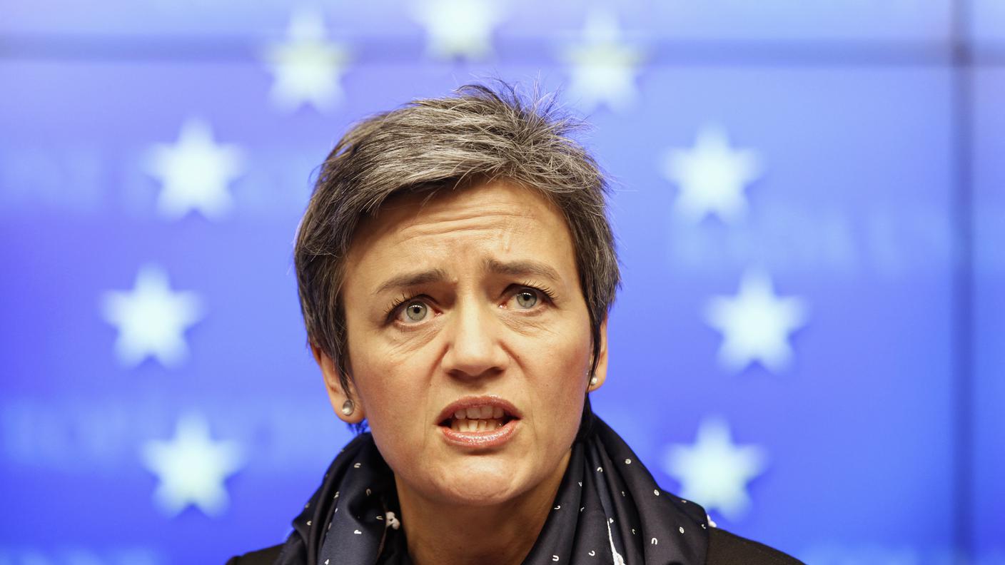 La commissaria europea per la concorrenza, Margarethe Vestager