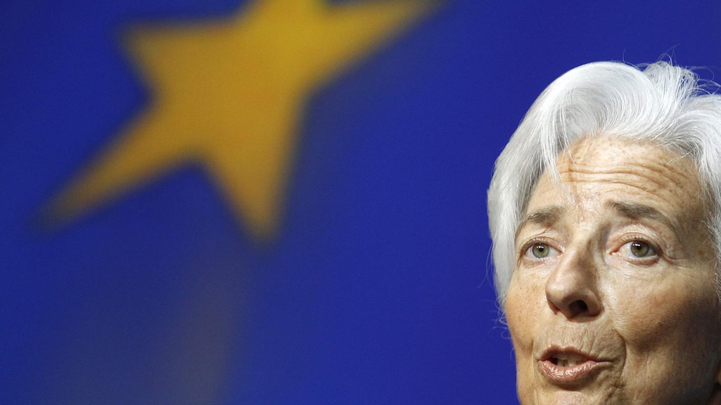 Anche l'UE aiuterà l'Ucraina. In immagine la direttrice del FMI Lagarde