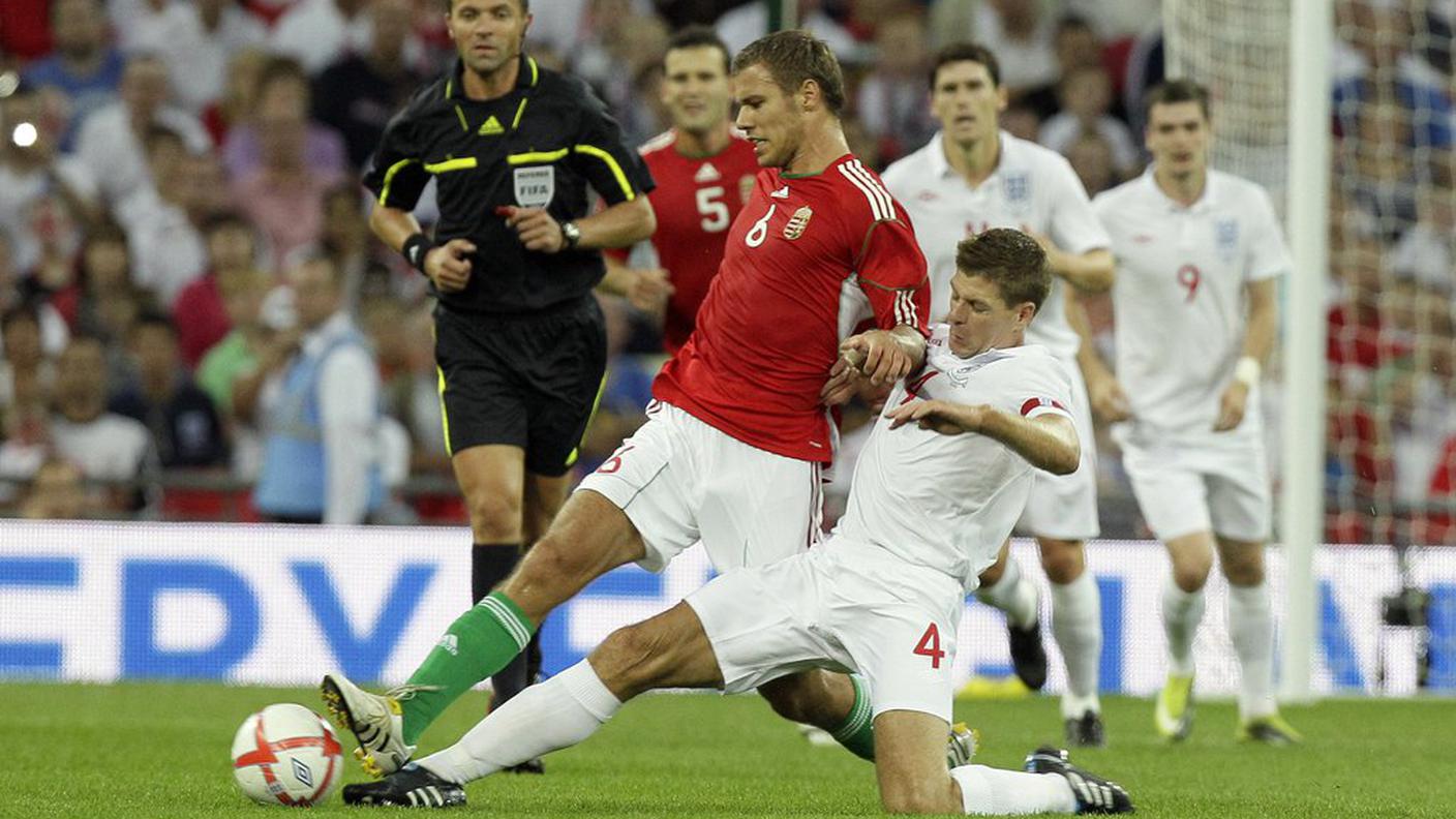 Qui contro l'Inghilterra di Gerrard