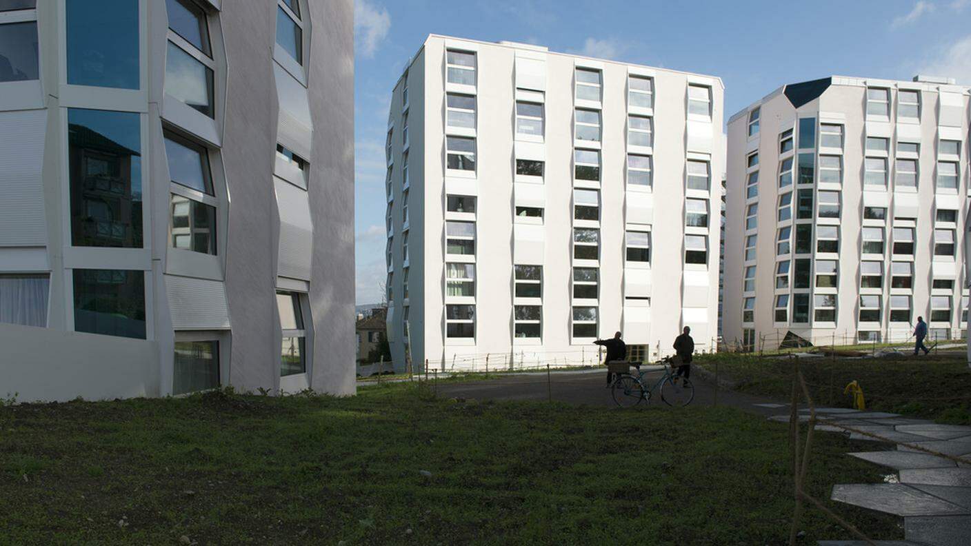Blocchi abitativi nuovi a Zurigo Altstetten