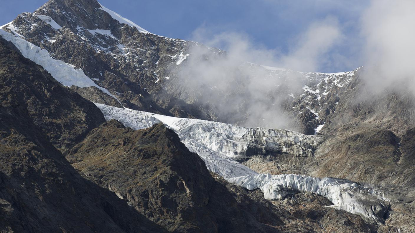 Il ghiacciaio di Fee, nella regione dove si à svolta la ricerca