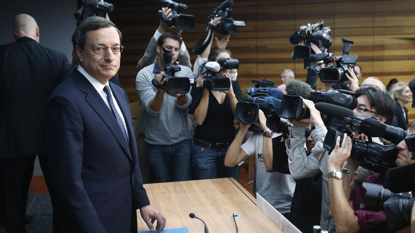 Mario Draghi, presidente della BCE