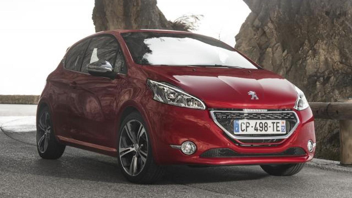 Le linee filanti e grintose della 208 GTI