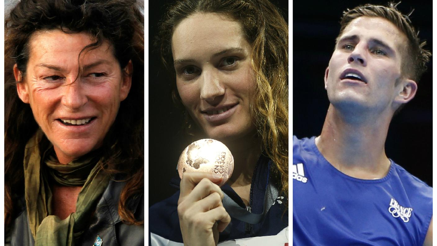 Florence Arthaud, Camille Muffat e Alexis Vastine
