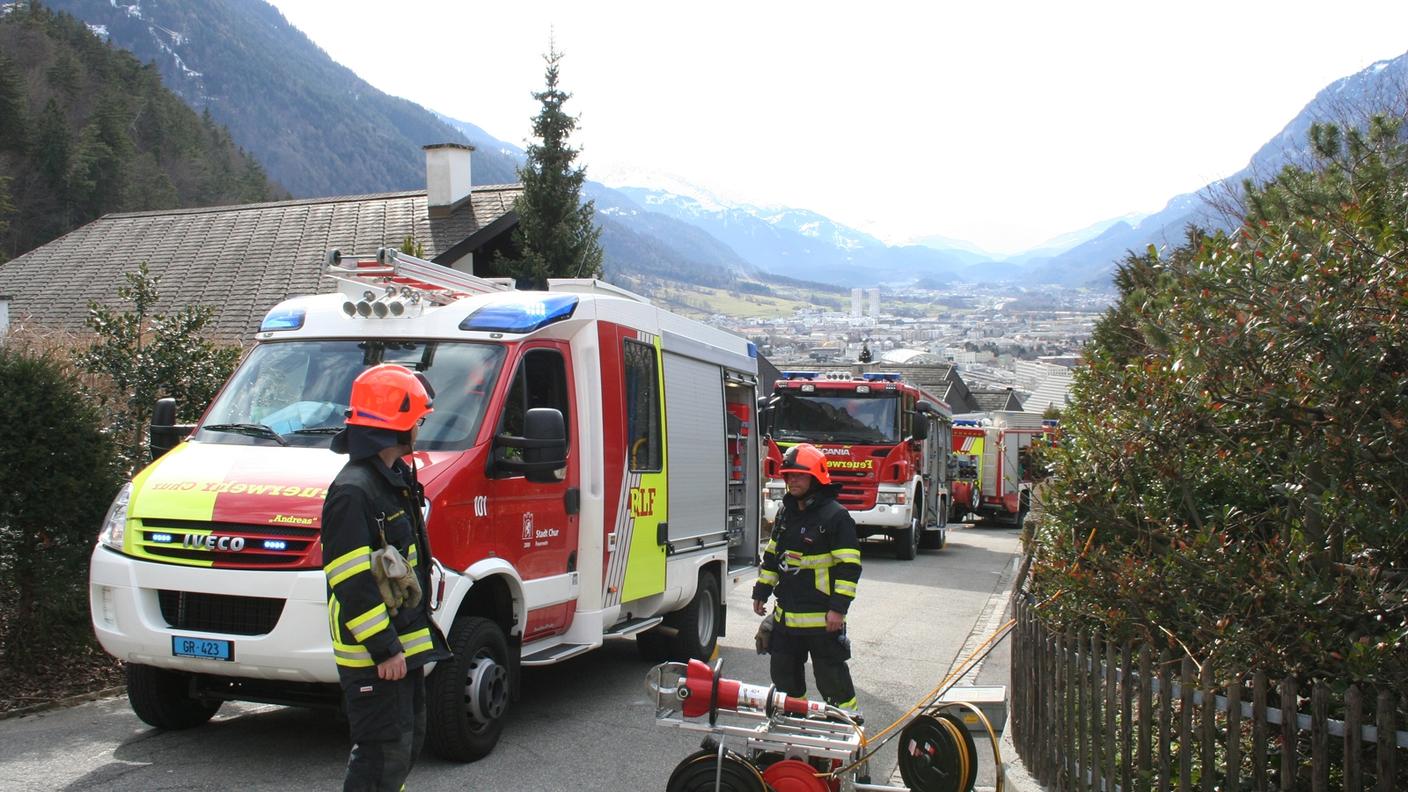 L'intervento dei soccorritori