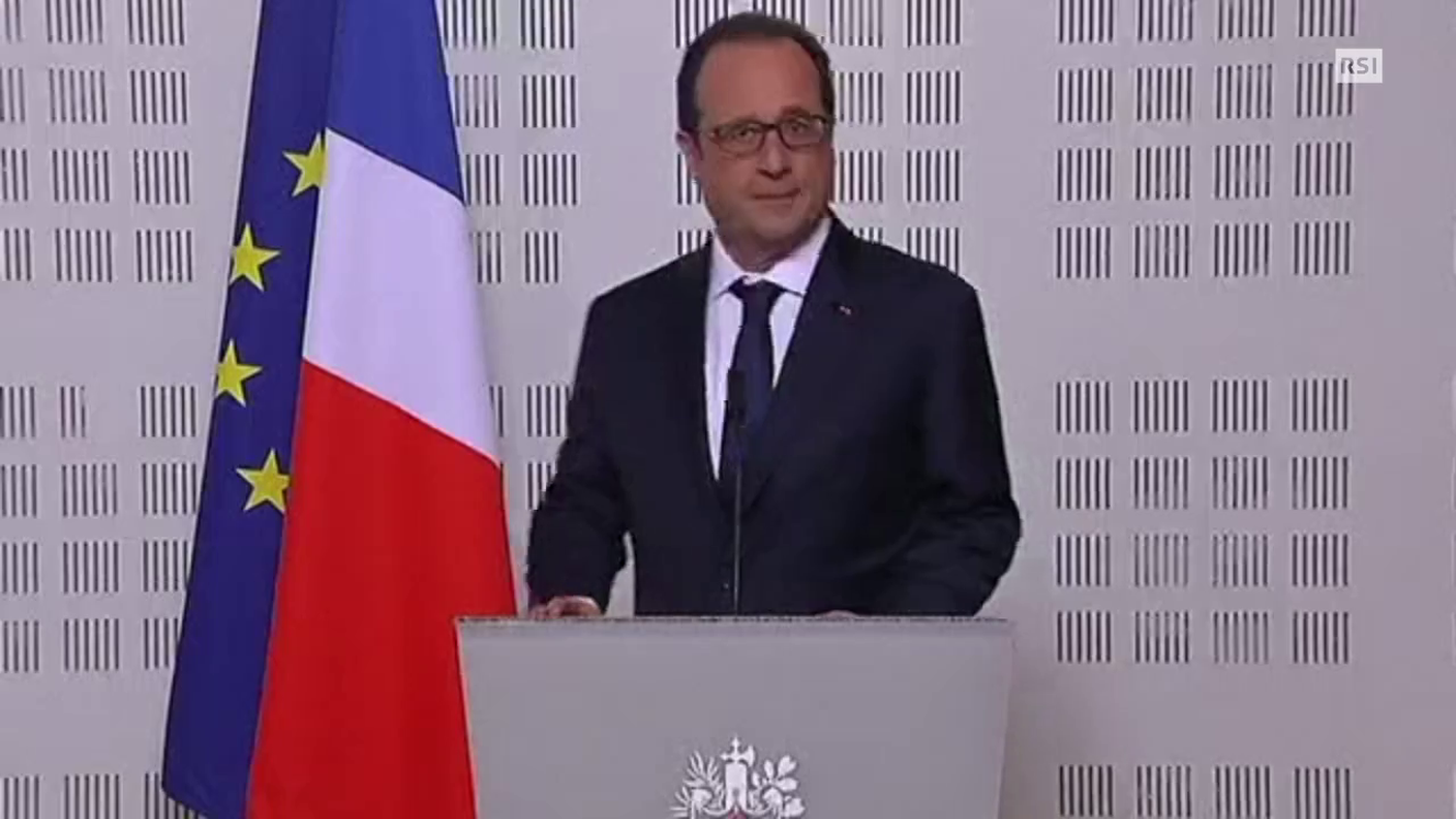 L'intervento del presidente francese, martedì poco dopo l'incidente