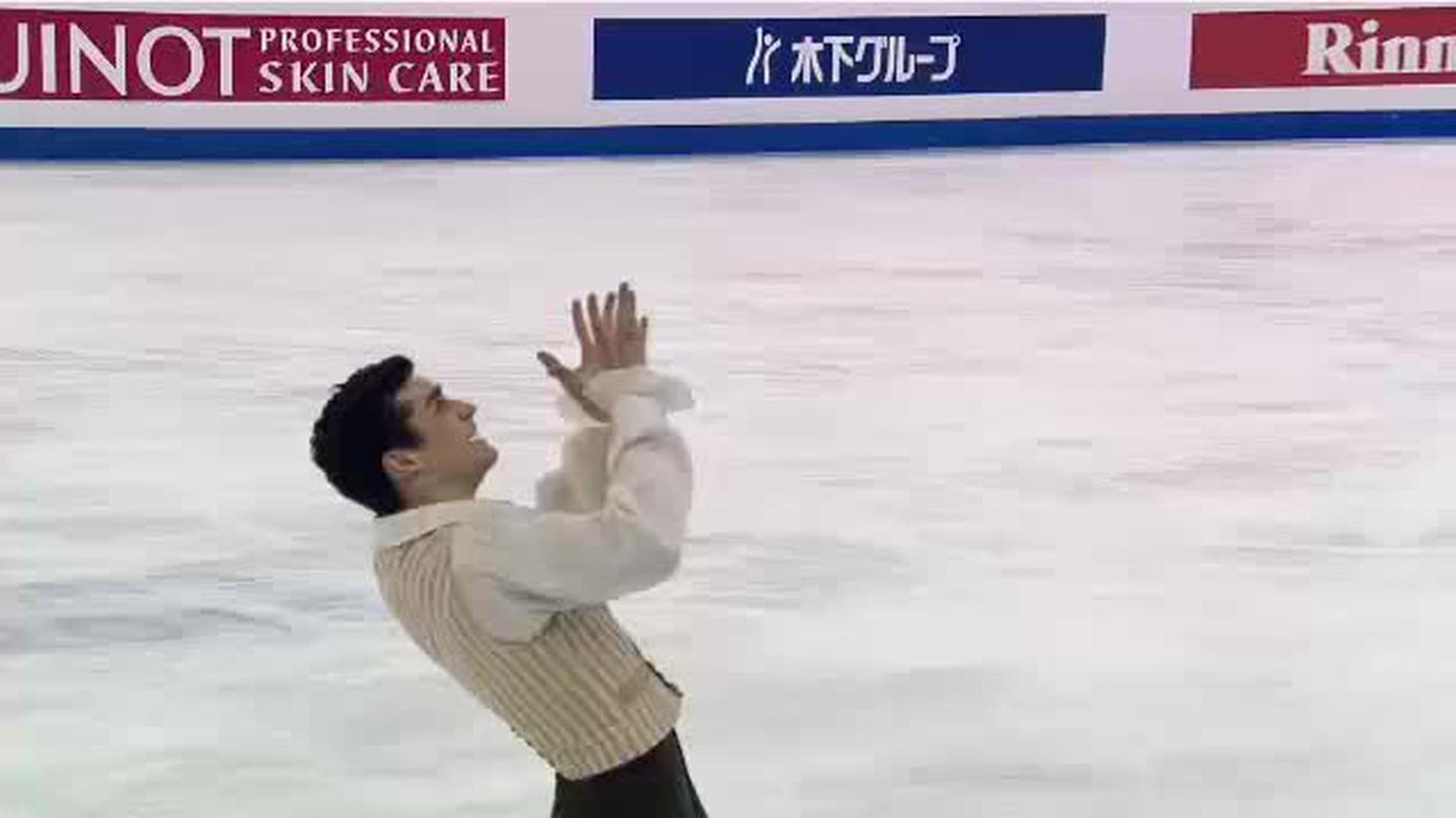 Mondiali di pattinaggio, il programma libero di Javier Fernandez (28.03.2015)