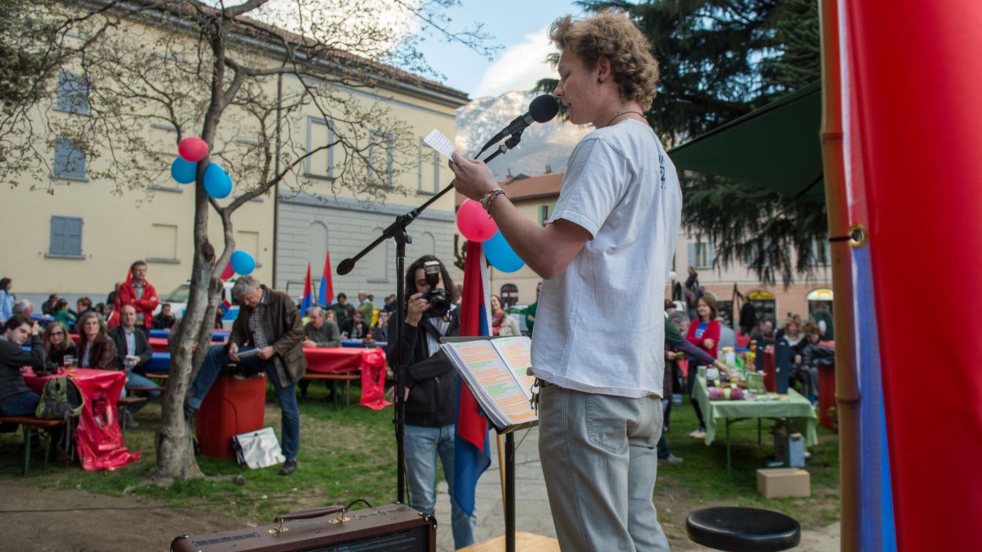 L'intervento di un giovane studente di 18 anni