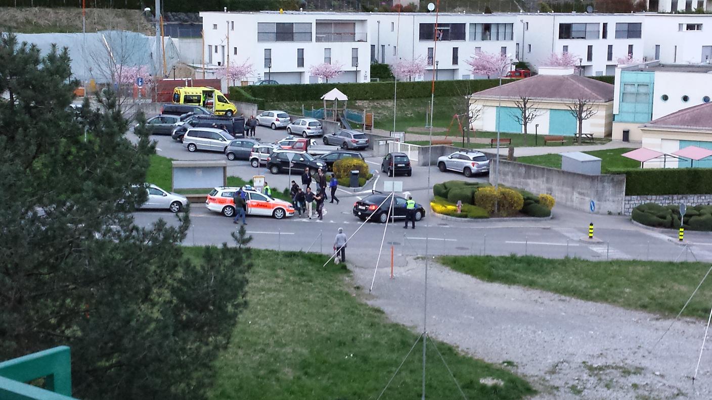 L'azione della polizia a Vacallo
