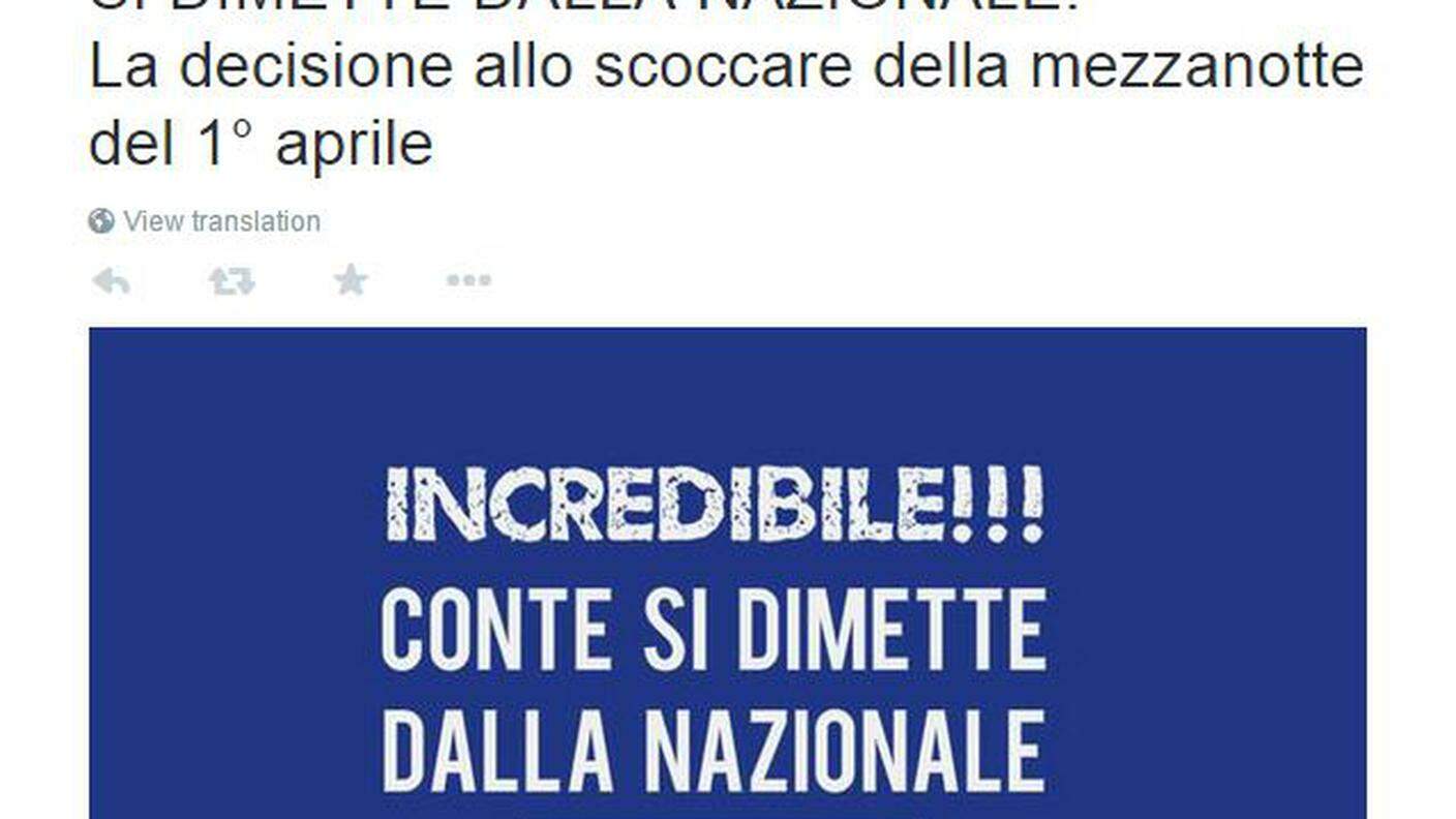 Le dimissioni del ct italiano Antonio Conte