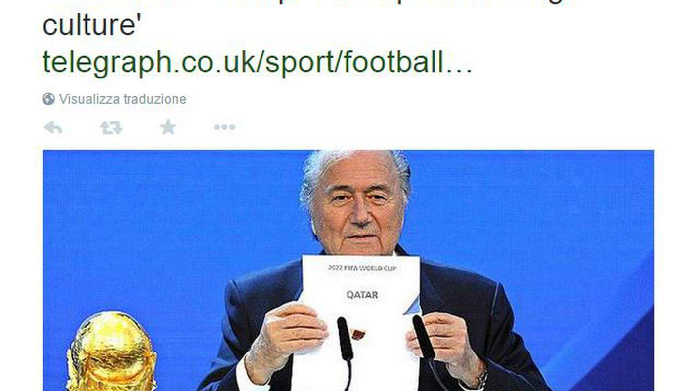 Scherzo di Blatter... a Platini