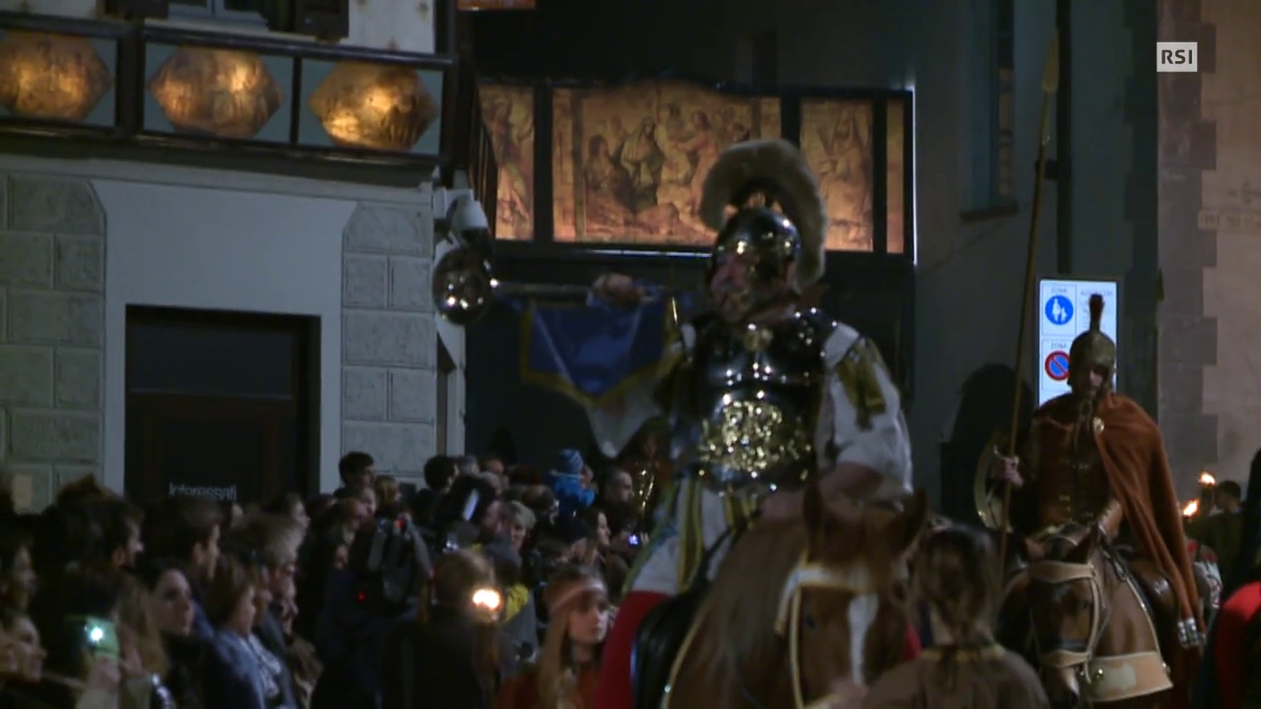 Il video della processione a Mendrisio (Rescue Media)