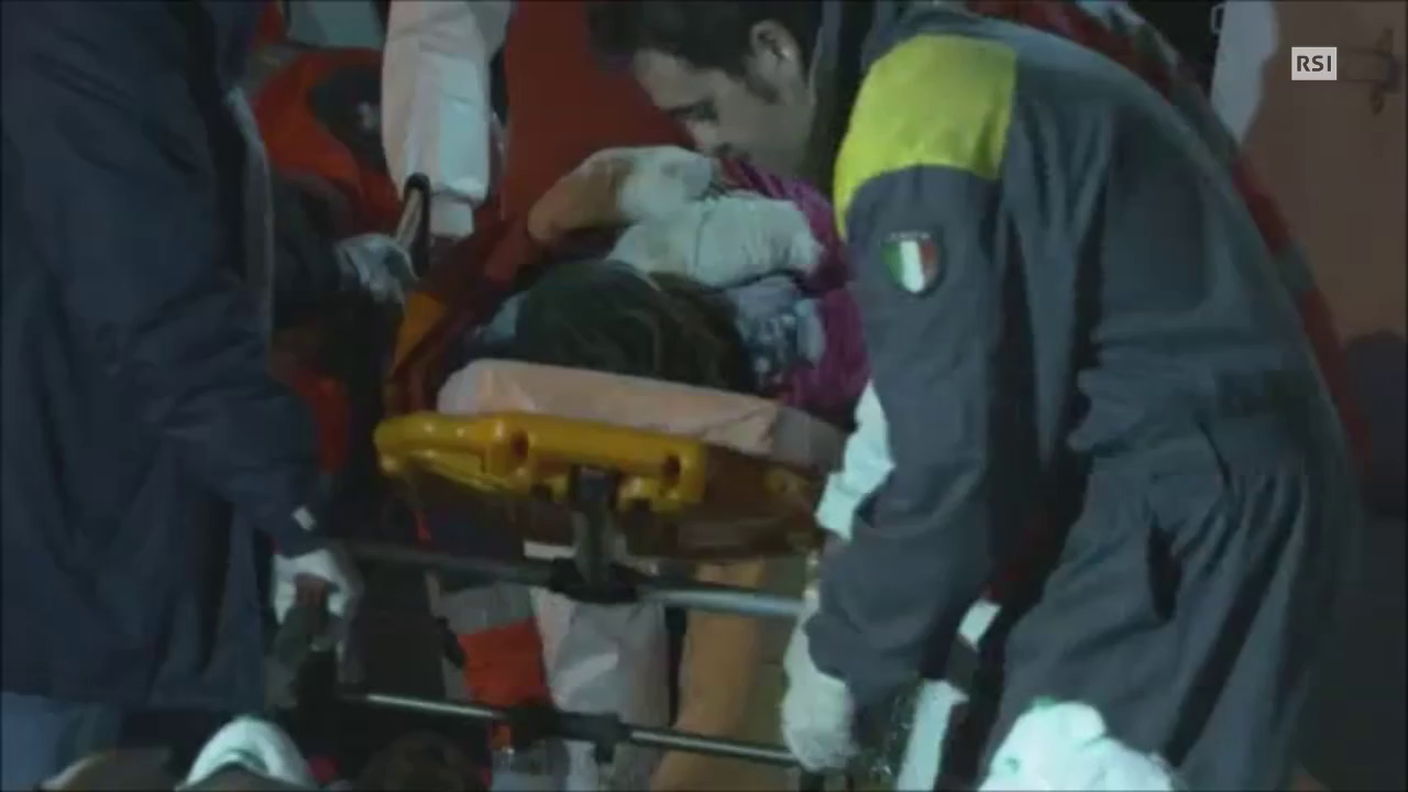 Migranti feriti, soccorsi e trasportati all'ospedale