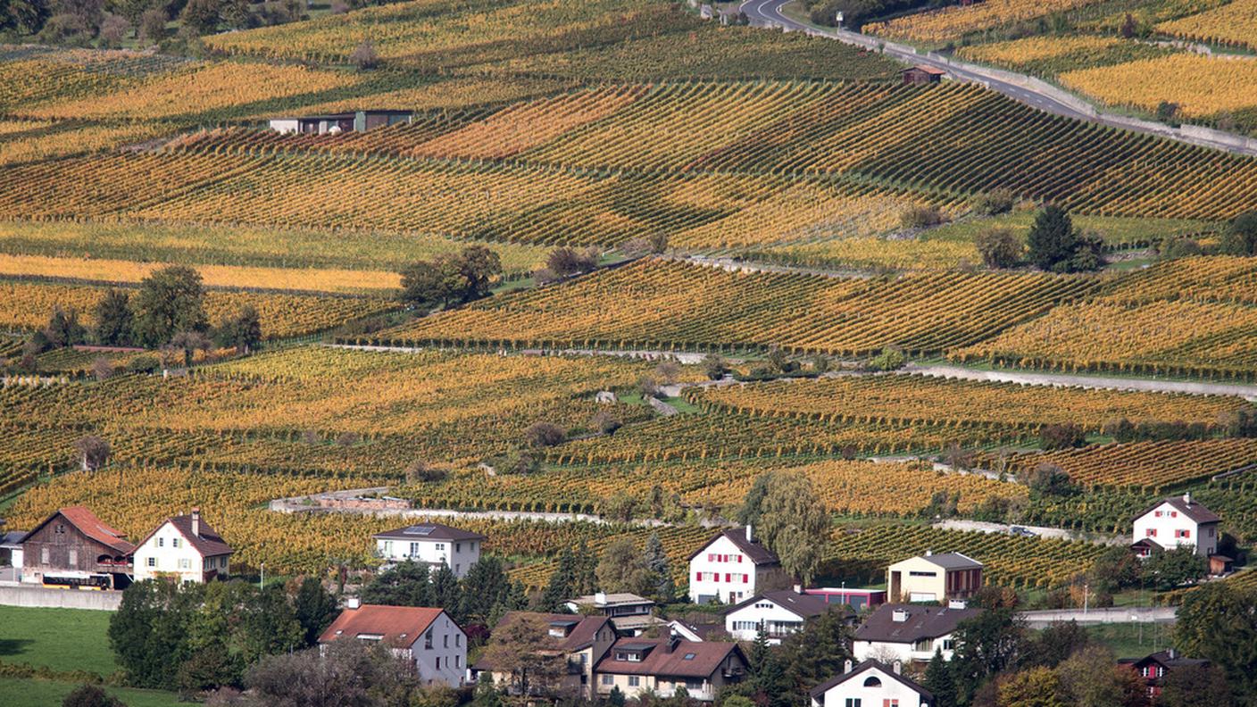 Il villaggio di Maienfeld famoso per la presenza di Heidi