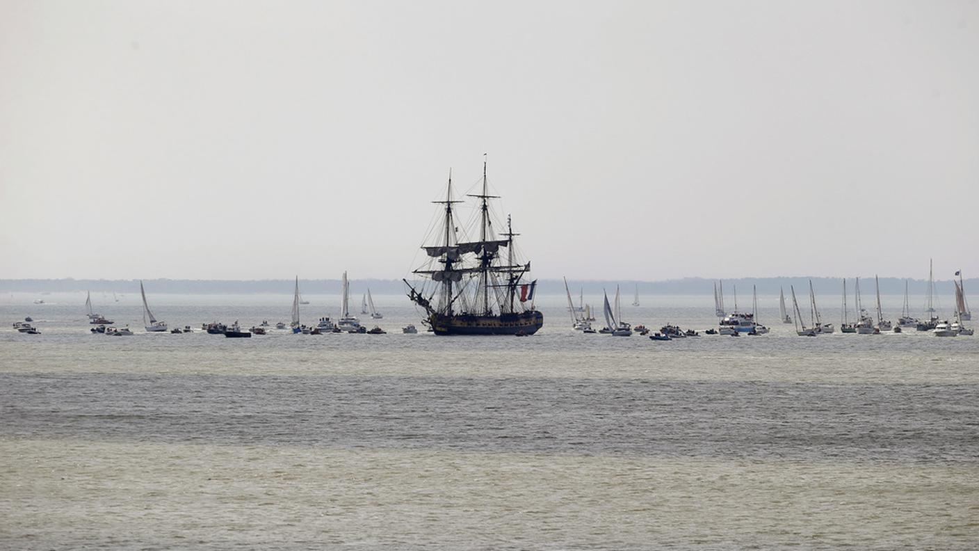 Francia in festa per la partenza dell'Hermione