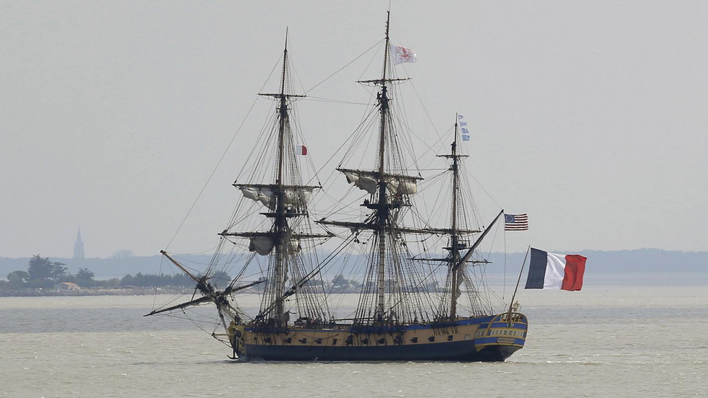 Francia in festa per la partenza dell'Hermione