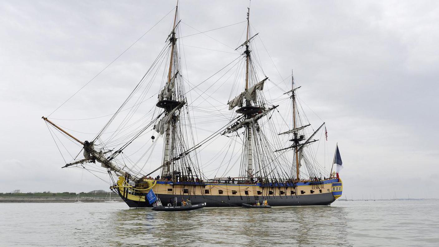 Francia in festa per la partenza dell'Hermione