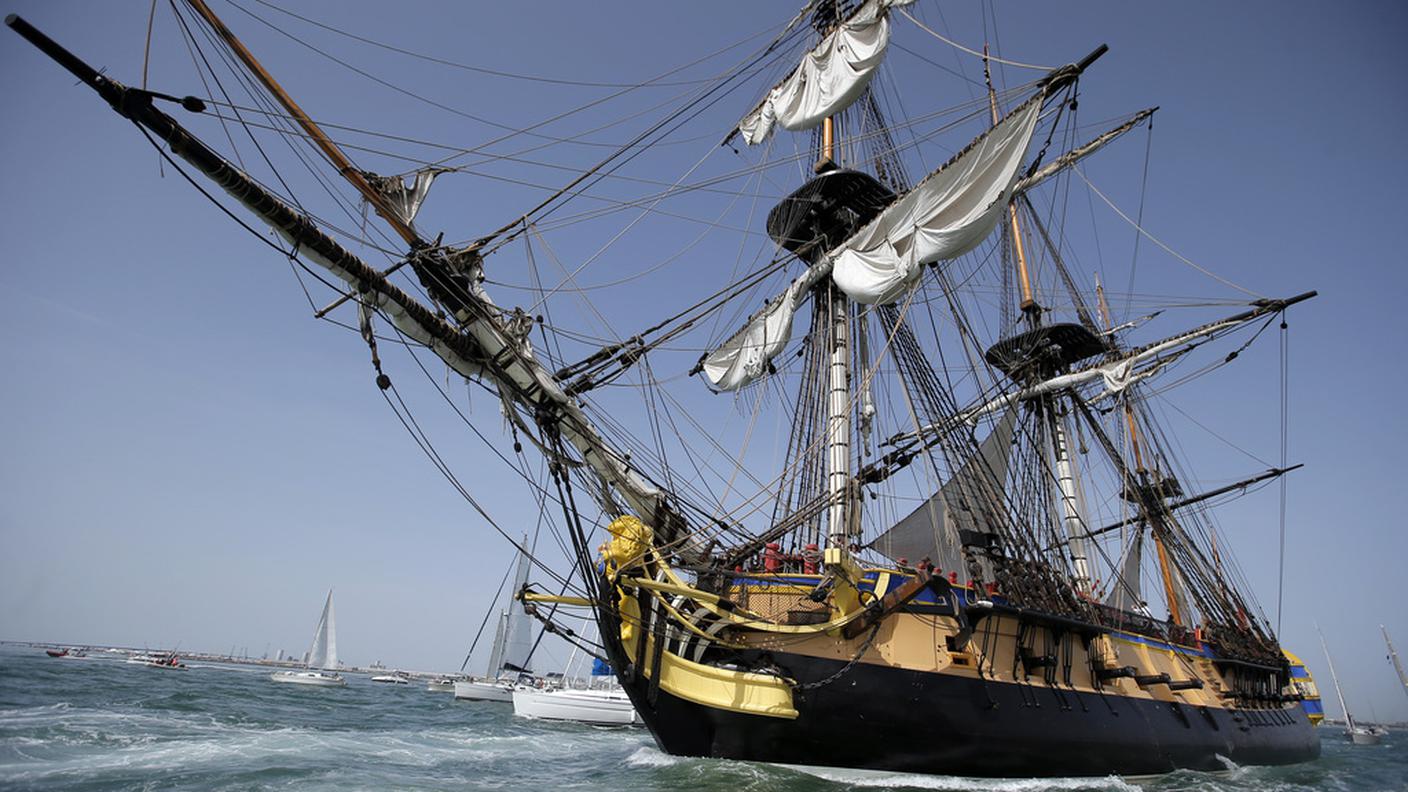 Francia in festa per la partenza dell'Hermione