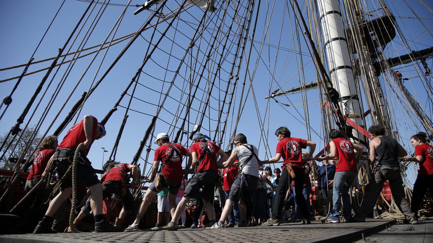 Francia in festa per la partenza dell'Hermione