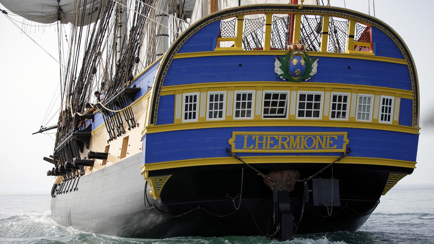 Francia in festa per la partenza dell'Hermione