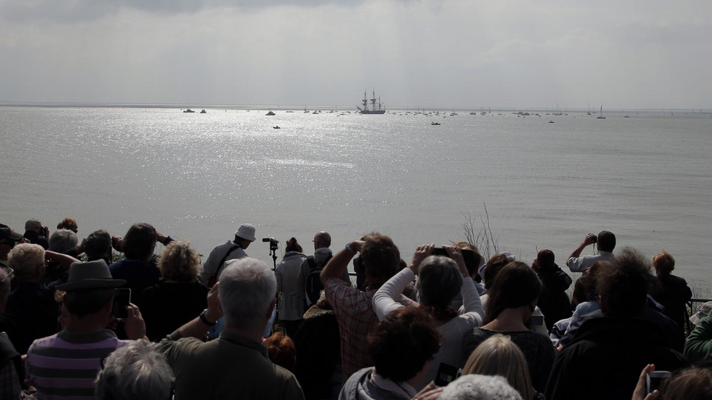 Francia in festa per la partenza dell'Hermione