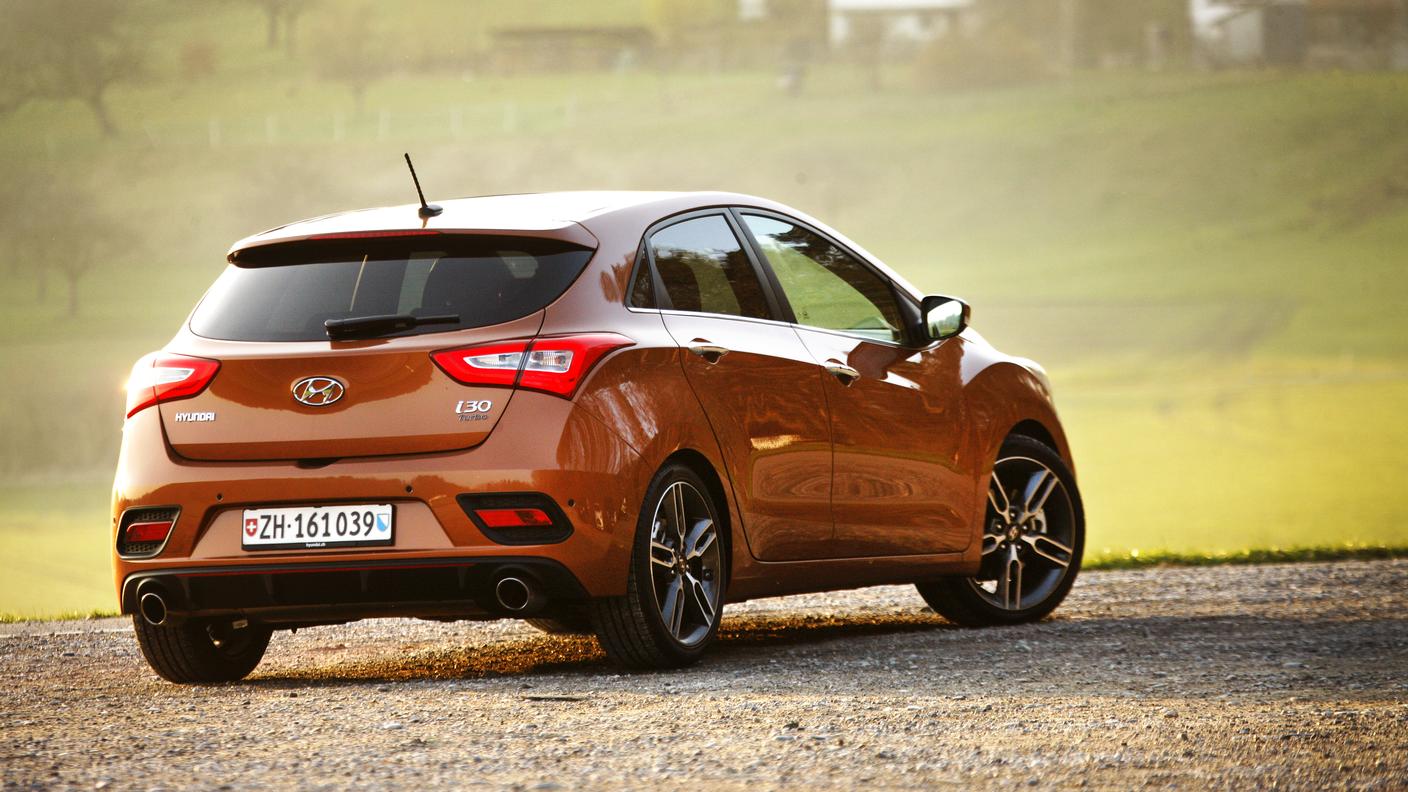 Un'immagine della nuova Hyundai i30 Turbo
