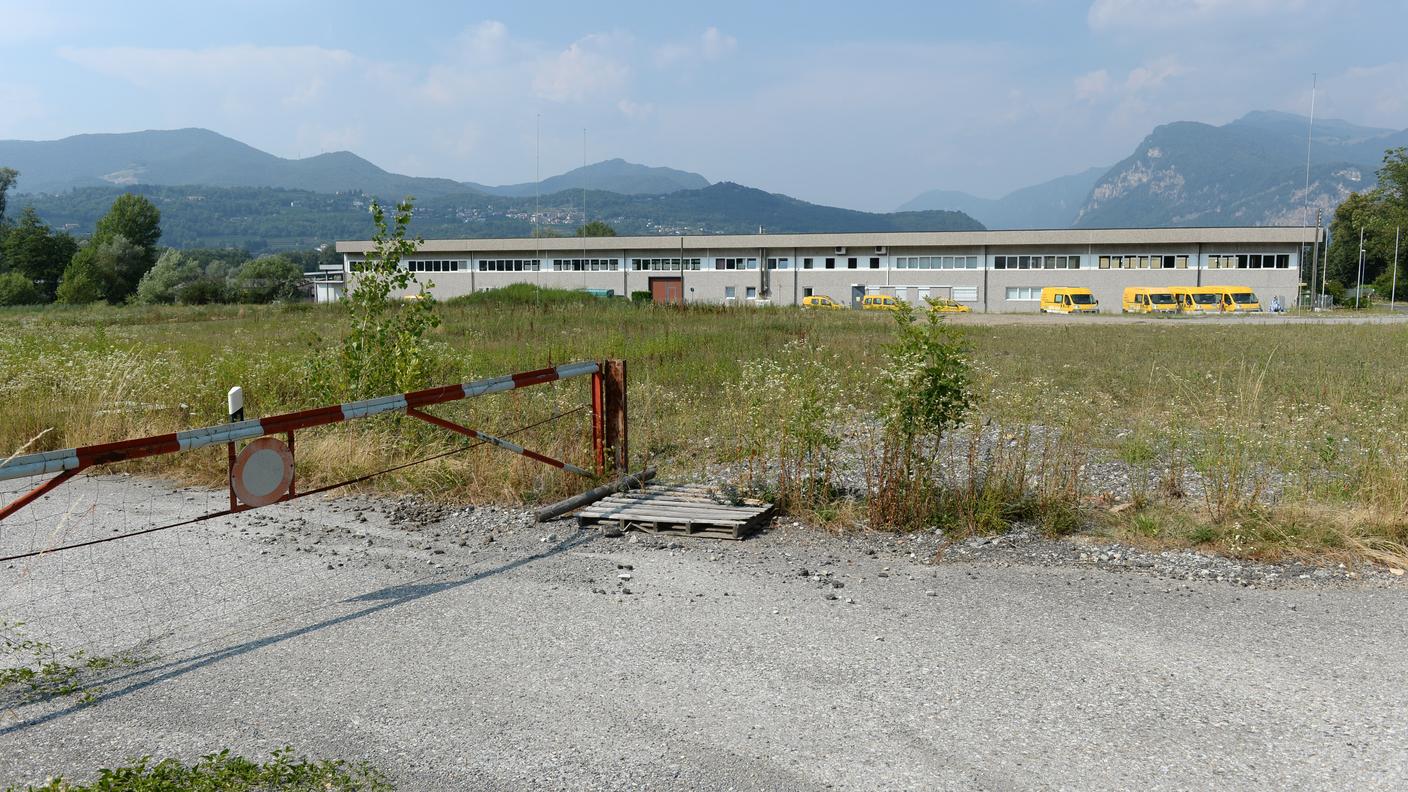 Il terreno in zona Prella che ospiterà il nuovo stabilimento di Swatch